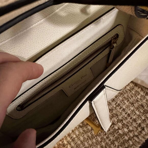 Dior Woman’s Saddle Bag in Grained Calfskin - Picture 3 of 6